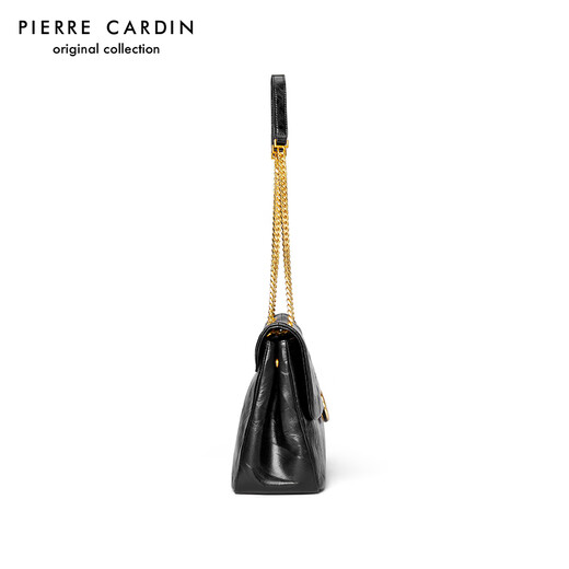 Pier Cardin's hand-grabbing patterned head-layer cowhide bag one-shoulder crossbody bag women's 2025 women's bag Teacher's Day gift