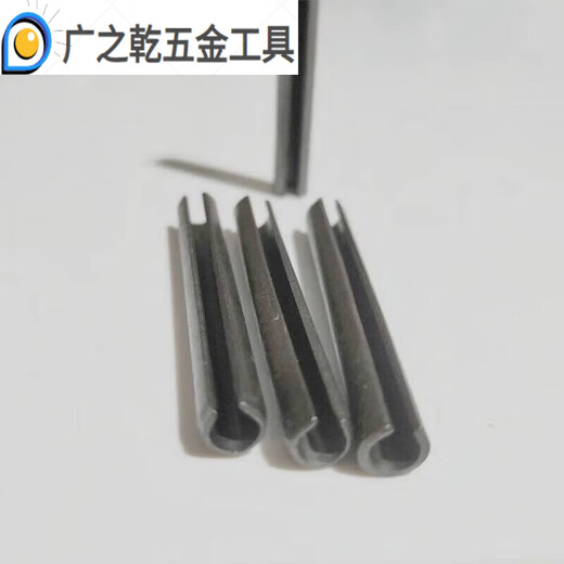 Junmo elastic cylindrical pin 65 manganese steel positioning pin stainless steel split pin black elastic pin set box hollow pin small set 3456