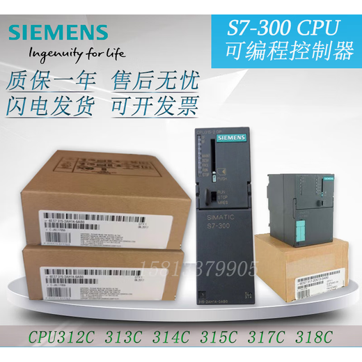 Siemens (SIEMENS) Siemens PLC S7-300 controller CPU 313C/314C/315/317 6ES7312-5BF04-0AB0312C