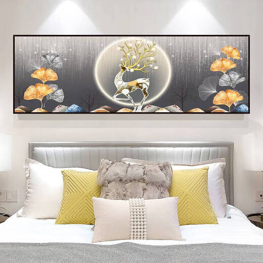 Yonghuan Schlafzimmer Nachtler Malkleber Selbstkleber Dekoration Malerei Hotel Hotel Hotel Homestay Wohnzimmer Sofa Hintergrund Tapete Wandaufkleber Ye Jiada-th-1396 Nr. 3 Breite 135 cm x Höhe 45 cm