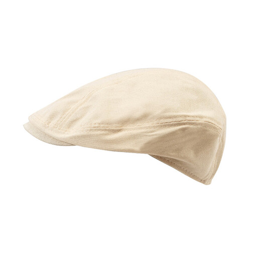 AI Yuman Baseball Cap Hombo delantero retro para hombres Lino para hombres Japanes Japanese y verano Boina de estilo transpirable Pintor British Hat British Front Hat - Café M (56-58 cm)