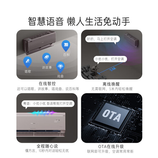 
Casarte Languang Air Conditioning Star Edition 1.5 horsepower level 1 energy efficiency Hang up Bedroom Air Conditioning CAS3523FCA(81)VU1 National subsidy 20% Voice control