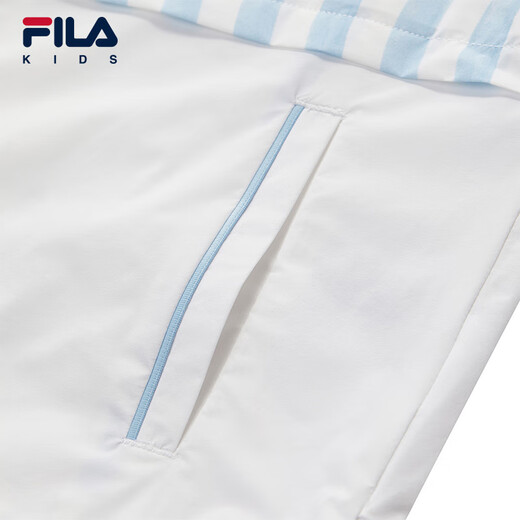 FILA Children's Sun Protection Clothing 2025 Autumn New Boys Loose Hooded Woven Jacket Full Print One-ZA 120