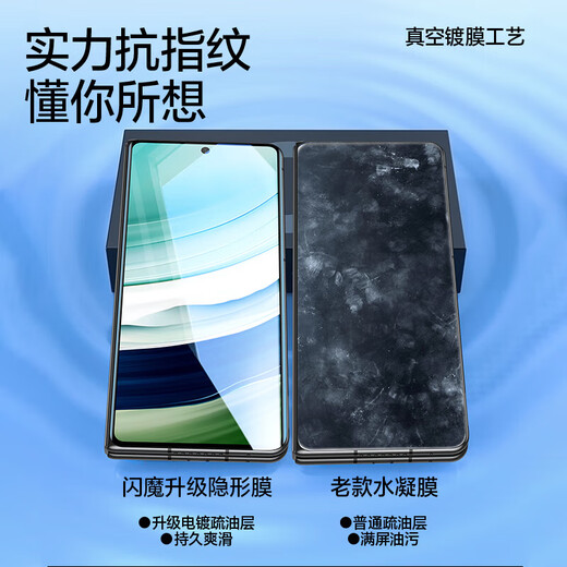 Flash Magic 2-pack, suitable for Huawei matex5/x3 mobile phone film, Huawei X5/3 tempered soft film, full glue invisible film, full screen coverage, ultra-clear fit anti-fingerprint protective film