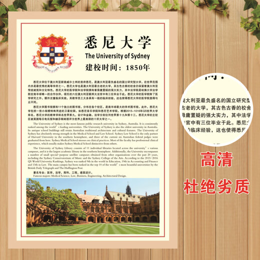 
Foreign universities and universities logo logo logo Oxford University Cambridge classroom layout self-adhesive wall stickers 4856