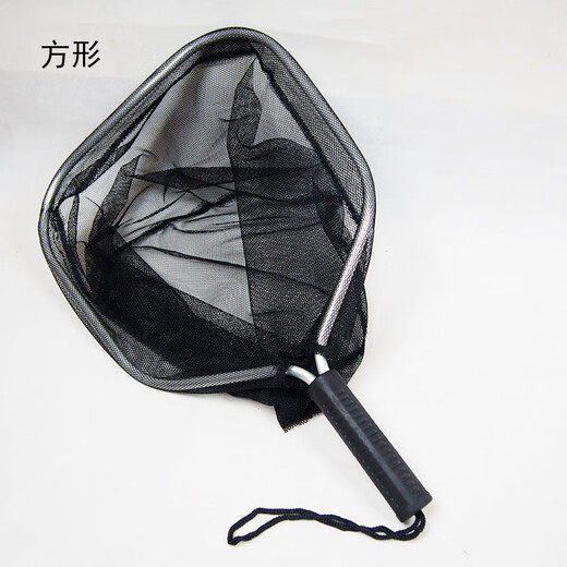 Chaosihui Weiwu Stream Fishing Net Portable Luya Raft Fishing Net Boat Fishing Net Fishing Gear Supplies Round Square Integrated Raft Fishing Net 30 Round (30*46cm)