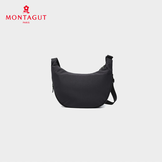 
Mengtejiao neutral fashion fabric new style crescent bag underarm bag versatile shoulder bag sports crossbody bag vitality dumpling bag black
