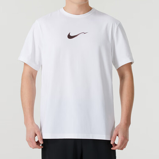 耐克（NIKE）男夏季Dri-FIT速干运动套装 跑步健身训练服潮流时尚冰丝休闲衣裤 HV4882/白色短袖T恤 上装 S