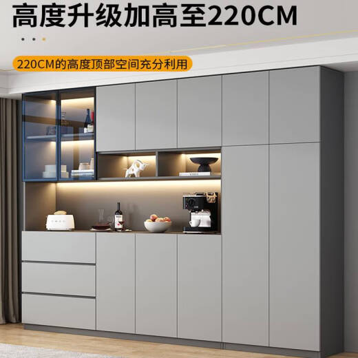 接运猫餐边柜一体靠墙现代简约客厅酒柜2024新款茶水柜轻奢储物柜可定制 款式12240*40*220 顺丰上楼包安