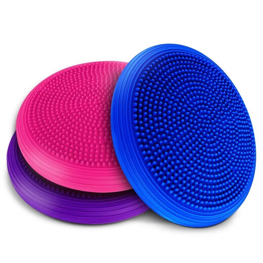 Balance mat basketball football ankle strength training balance plate yoga fitness rehabilitation massage sports air plate purple balance plate AP-636