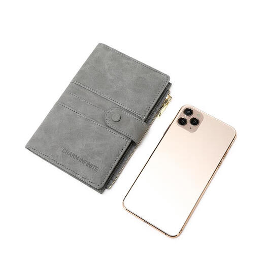 
Sanqihu's overseas passport storage bag protection case anti-theft brushing bank ticket clip multi-function travel passport anti-theft card bag rfid anti-scanning-gray