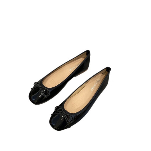 Sofea sommer boge flache schuhe vielseitige leichte mundschuhe schwangere Frauen Ballettschuhe J683-4 Aprikose Farbe 35