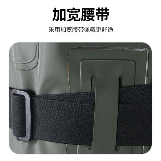 Sheng waterproof waders, waders, rain pants with rain boots, waterproof clothes, half body and full body one-piece for fishing, labor protection leather pants