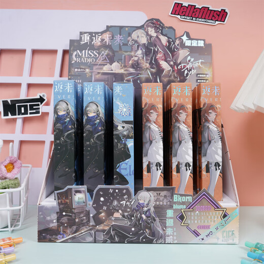 Mi Lan Mielanat Rückkehr in die zukünftige neutrale Stift zurück in die zukünftige 1999 New Blind Box Stift Internet Promi zweidimensionale Spiele Peripheraler Briefpapier Drücken