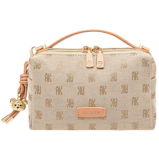 Aokang Bag Bolse para mujeres 2025 NUEVA MODA FOMBRA Crossbody Single Handsel Bag Light Luxury Square Bag Cirthaly Gifts para novia y esposa