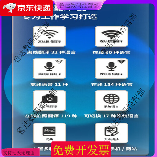 Alpha multi-language translator pen Russian, French, English, Japanese, Korean, German, Cantonese and Traditional offline reading. Free charger + silicone case + storage box + Bluetooth headset. 5.5-inch widescreen/white 512G (Cantonese and Traditional offline scanning 32