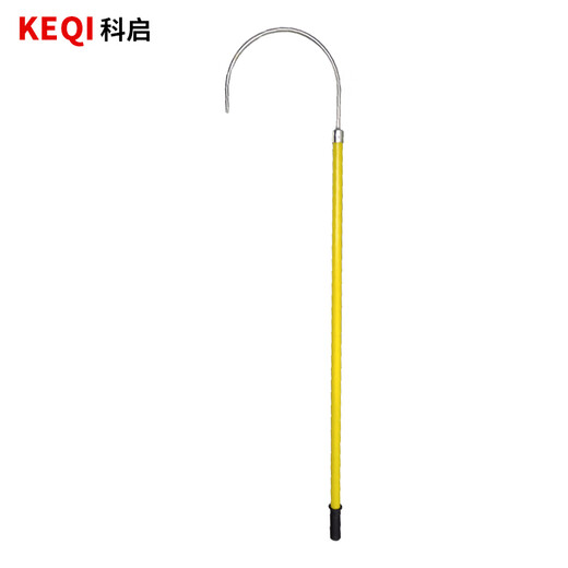 Keqi high-voltage insulated rescue hook 1 section 1 meter electric life-saving tool high-voltage insulated anti-electric shock life-saving hook high-voltage electric shock emergency rescue hook