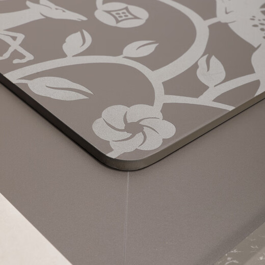 Fantasy Island bathroom sunken slate shower board bath shower room anti-slip stone bathroom wet and dry separation partition foot pedal customized Luye Wizard area 0.8 3-piece set with stone base