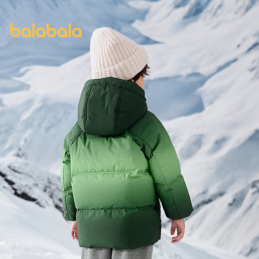 Balabala children's clothing boys' down jacket thickened warm jacket winter clothing trend 201424107106