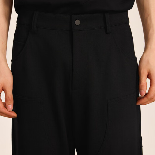 Sketch men's clothing 2024 autumn new product straight pants casual trousers loose 9O8E12210 001 black L
