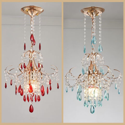 Chandeliers en cristal européen Corridor de lumière Corridor Balcon Light Entrée Lumière Valette de plafond Crystal Light 1W 9885B Modèle
