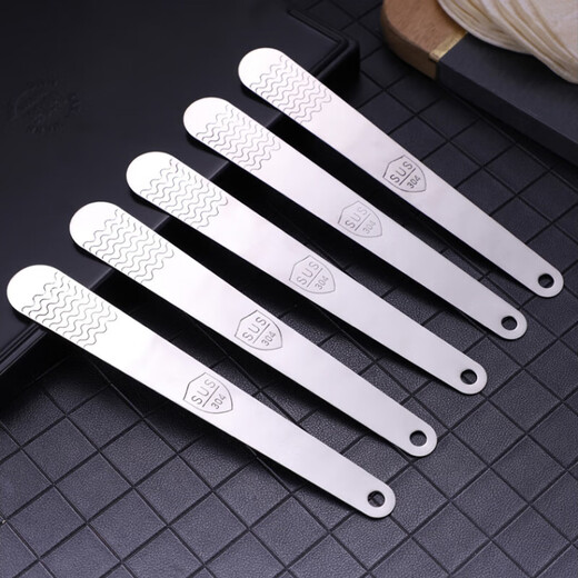 Initial conception of 304 stainless steel filling spoon for making dumplings, filling spoon for wonton dumplings, filling stirring spoon, filling pick 304 stainless steel filling spoon, single head, 2 pieces