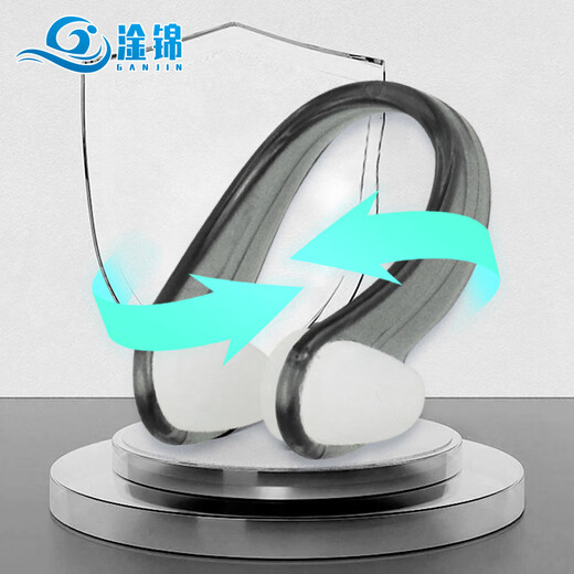 Chaosihui upgraded silicone swimming nose clip earplugs for diving, universal nose plugs and anti-choking equipment for men, women, adults and children, blue - square box one