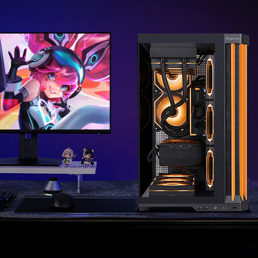 Inzhong Super Ice Dragon AMD R7 9700X/9800X3D/5070/5070Ti/5080/5090D host assembly computer desktop complete machine Delta Operation with two R7 9700X+RTX5070Ti Ice Dragon