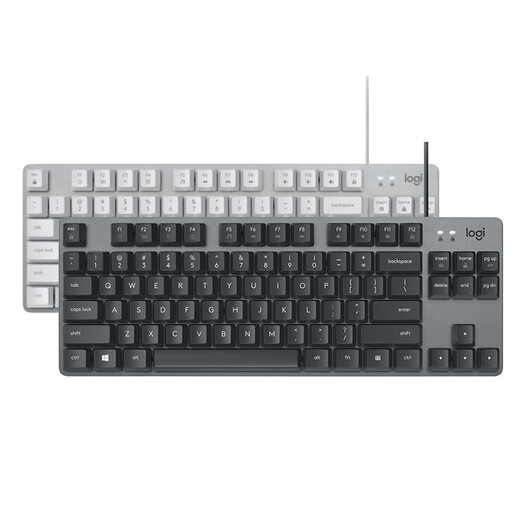 Logitech[] Logitech Games Office Machinery Keyboard Red Blue Axis 84-key Desktop Computer Special Pink Official Standard_Red Axis