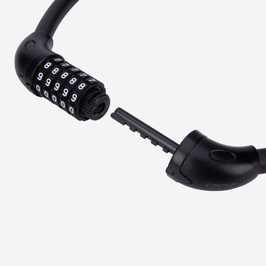 Decathlon bicycle lock bicycle sports 70cm password coil lock-5494033