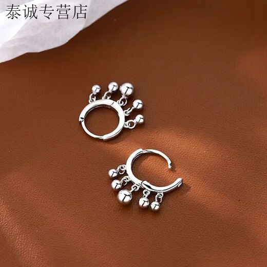 KZD999 sterling silver pure silver earrings for women, niche ear rings, temperament, anti-allergic, light luxury pure silver earrings, earrings, same style, 4.58g (sterling silver pair), same style