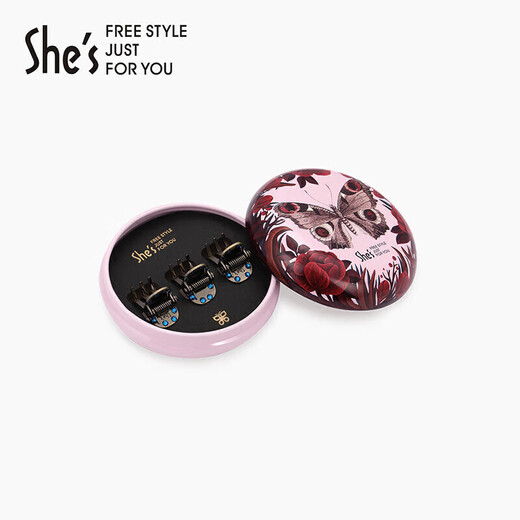 She s Qianzi imitation crystal simple small hair clip fashion bangs hair clip birthday gift for girlfriend CC color