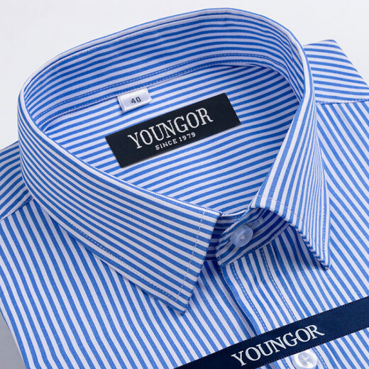 PDG Store phare officiel Yageo Businet à manches courtes pour hommes Coton décontracté Coton Free Ironing Professional Suit d'âge moyen et âgé anti-Anti-DP haut de gamme # 6621 S 165 / 84A Taille 38 Hauteur 160-16