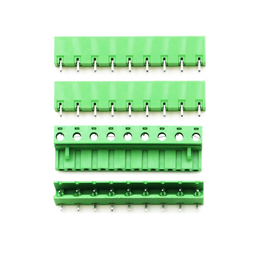 Dafuri KF2EDG 7.62MM terminal block PCB terminal 2P 3P 4P 5P6P7P8P9P12P plug-in type 5P straight pin + socket 7.62MM plug-in type (1 set)