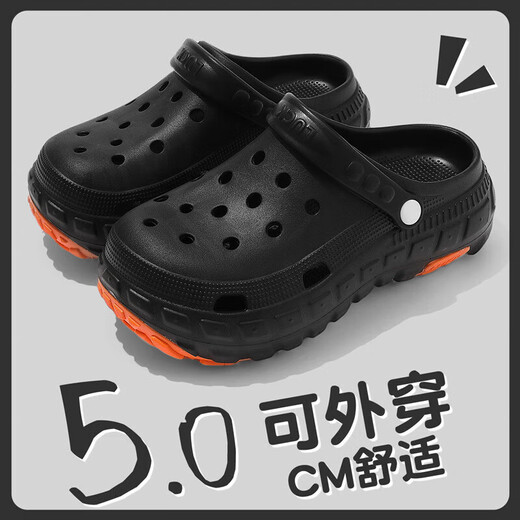 
Anshangfen medical operating room slippers men's summer outdoor hole shoes 2025 new anti-odor and anti-slip foot arch support sandals black [Tyre anti-slip shading, long-term standing without fatigue] 42 -43 suitable for 41-42 (inner length 260mm)