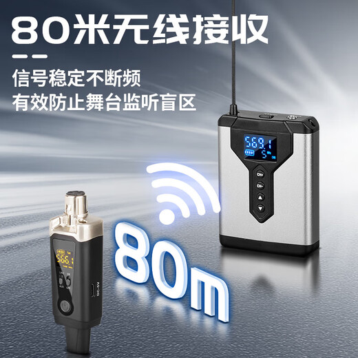 Wireless monitoring headphones, in-ear band rehearsal recording, live performance conference, professional audio, one-to-one wireless monitoring headphones