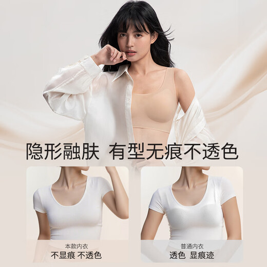 LUCKMEEY Maillard no-size commuter bra women's underwear seamless no-wire vest bra