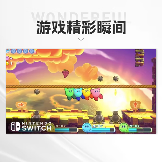 Nintendo Kirby Wii Deluxe Edition Switch Game Cartridge Hong Kong Version Chinese