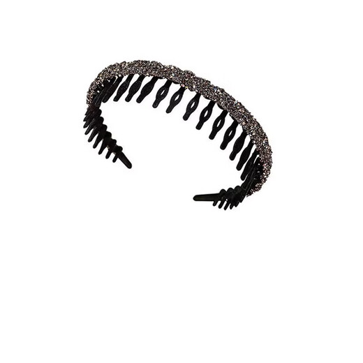 Flocking headband headband for women, special toothed anti-slip headband for face washing, broken hair sorting artifact, hairpin hairpin headgear, flocking value-for-money 2-piece set