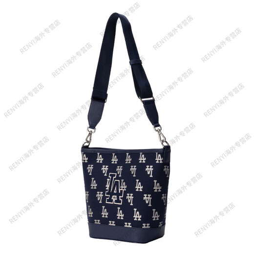 Meishibaba (MLB) women's bucket bag retro old-fashioned full-mark casual shoulder bag slanted stroller bag official flagship genuine 43/light sand brown equal size