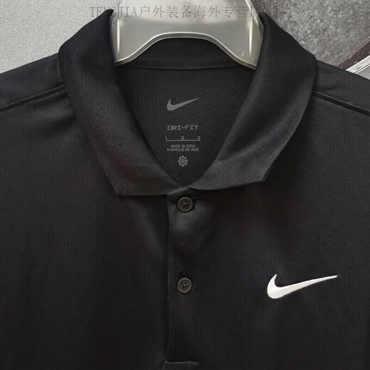 
Nike (NIKE) 2025 summer POLO shirt quick dry lapel short-sleeved men's breathable T-shirt casual top Black FN3895-010 S 100-120Jin [Jin equals 0.5 kg]