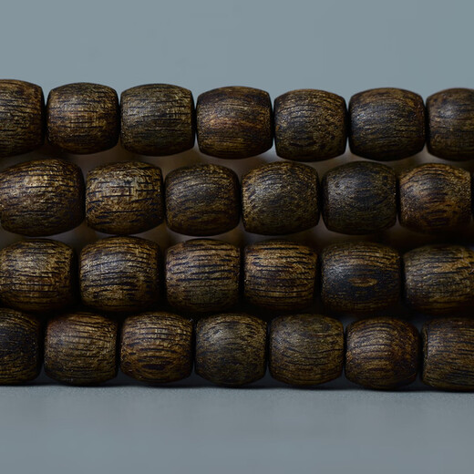 Tanjing submerged water grade Hainan Qi Nan agarwood bracelet 6mm men's and women's bracelet Guoxiang Hainan Yingge Green Chess Nan agarwood [Solemn S9716] Suitable for 16-18cm hand circumference One thing one beat sinking water grade Hainan Qi Nan 6mm multiple circles