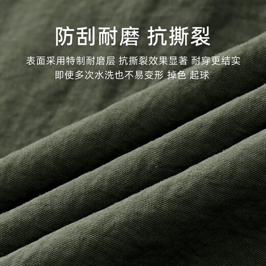 Jacket jacket for men spring and autumn 2025 new fashion versatile casual loose young and middle-aged stand collar windproof thin jacket khaki L recommended weight 115-130Jin Jin equals 0.5 kg