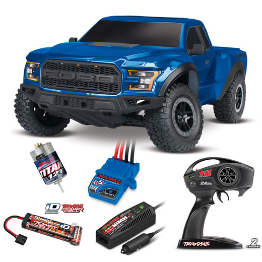 
Zhouge professional rc remote control vehicle off-road transportation truck Raptor short electric rear drive remote control model car children's electric vehicle red configuration