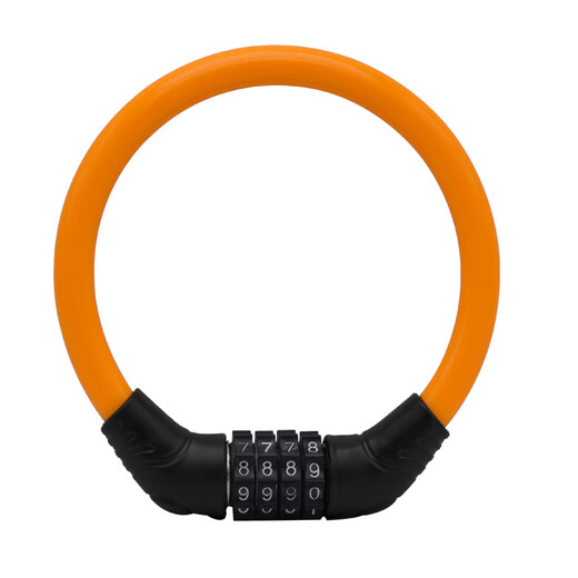 HOTUN bicycle lock anti-theft password lock mountain bike portable lock electric bike lock chain lock HD7204 yellow