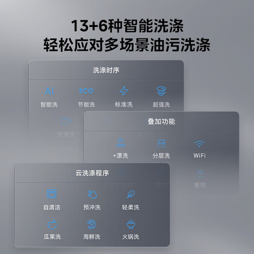 Midea Crystal Flame S55 black 14 sets of built-in dishwashers, washable crayfish, fruits and vegetables, one-click independent four-star disinfection, 168H clean baking, same style as in stores