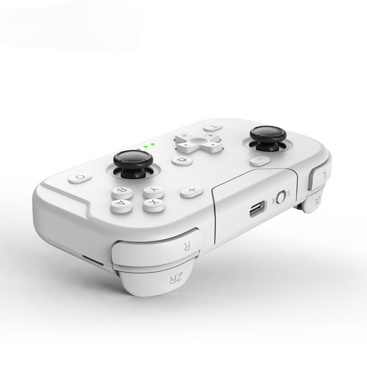 Ace player thin and light pocket wireless game controller switch1/2 computer Android ios mobile phone tablet Bluetooth notebook Huawei portable somatosensory silk song Naruto ivory white