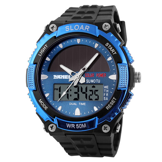 Shishimei (Skmei) Reloj solar para hombres Relojes electrónicos impermeables al aire libre reloj para hombres relojes para niños 1049 rojo