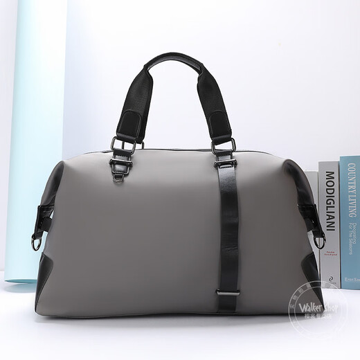 Walker Shop sac de voyage étanche grande capacité voyage d'affaires à courte distance sac à main sac de sport de fitness pour hommes sac à bandoulière multifonctionnel noir petite taille 29*19*49