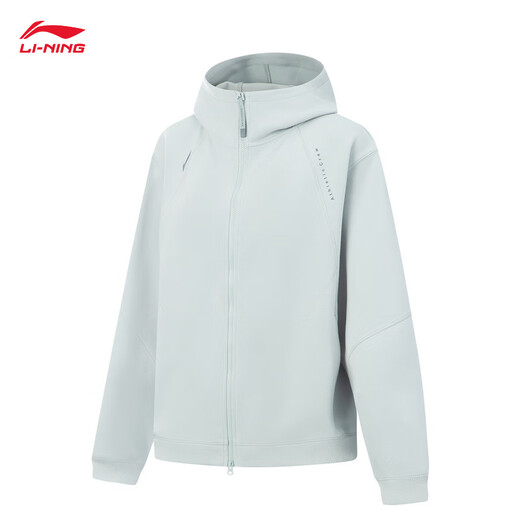 Толстовка на молнию Li Ning Женская 25 осенний фитнес -капюшон кардиган модный модный модный модный случай повседневного спорта Top AWDVC32